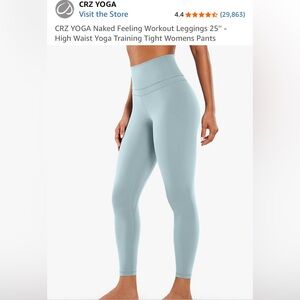 CRZ YOGA Naked Feeling Workout Leggings 25'' S